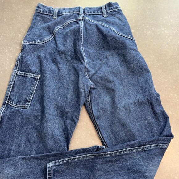 John Galt Dark Blue Straight Leg Jeans - Picture 3 of 11